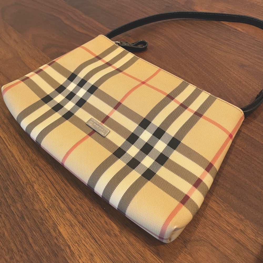 Authentic Burberry Nova Check Pouchette - Mini Purse Bag